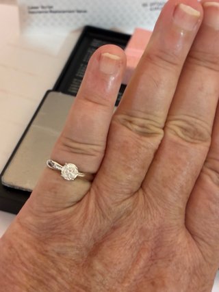 Anillo Oro 18k Diamante 1.03 Ct IGL-La