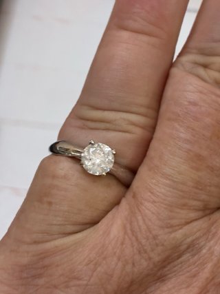 Anillo Oro 18k Diamante 1.03 Ct IGL-La
