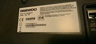 Daewoo Smart TV LED 40DM54FA1 Negro
