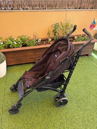 Silla de paseo Chicco plegable negra