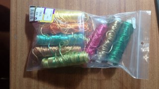 Sedas para montaje de moscas - Varios colores