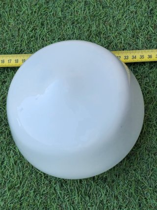 Globo cristal lámpara blanco