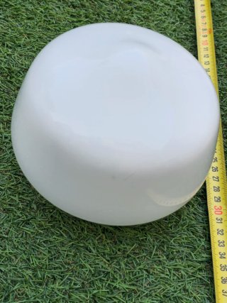 Globo cristal lámpara blanco