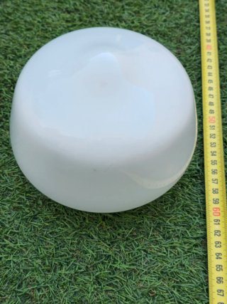 Globo cristal lámpara blanco