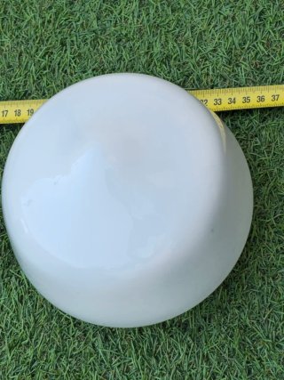 Globo cristal lámpara blanco