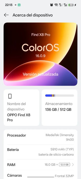 Oppo Find X8 Pro 512GB 16GB RAM ColorOS