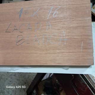 Embocadura Puerta Lacada Blanca 16x16