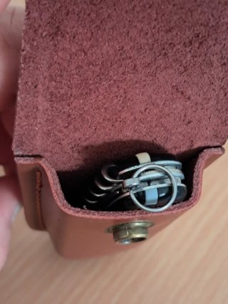 Funda Porta Navaja Marrón