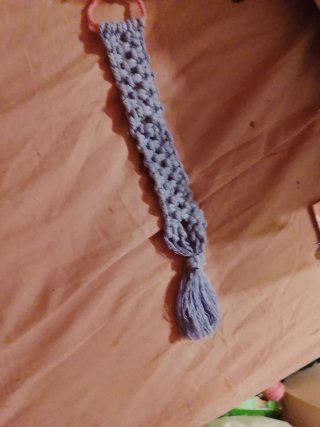 Marcapáginas macramé