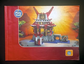 Fortaleza Ninja PlayTive 911 Piezas Compatib. LEGO