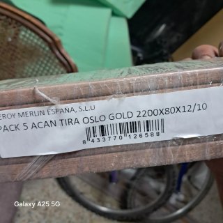 Pack 5 Tiras Oslo Gold 2200x80x12/10