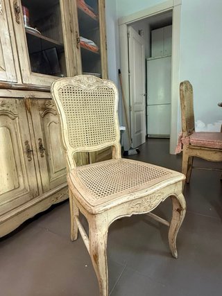 Mesa y 6 Sillas Estilo Francés