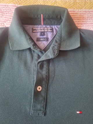 Polo Chico Tommy Hilfiger Talla S Verde
