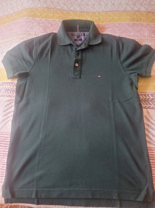 Polo Chico Tommy Hilfiger Talla S Verde