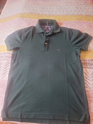 Polo Chico Tommy Hilfiger Talla S Verde