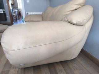 Sofá Natuzzi Piel Beige