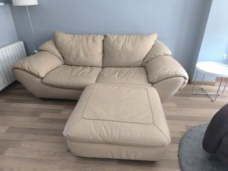 Sofá Natuzzi Piel Beige