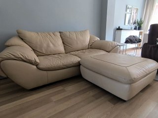 Sofá Natuzzi Piel Beige