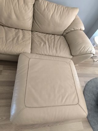Sofá Natuzzi Piel Beige