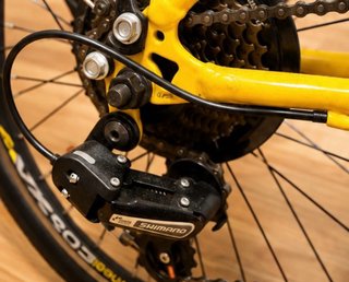 Bicicleta Plegable Amarilla