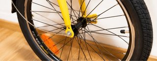 Bicicleta Plegable Amarilla