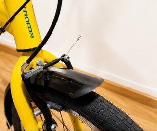 Bicicleta Plegable Amarilla