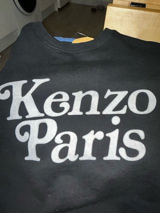 Sudadera Kenzo Paris Negra Talla M 100% Original
