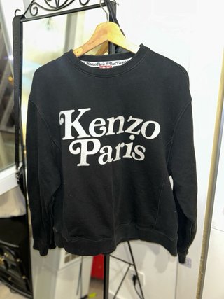 Sudadera Kenzo Paris Negra Talla M 100% Original