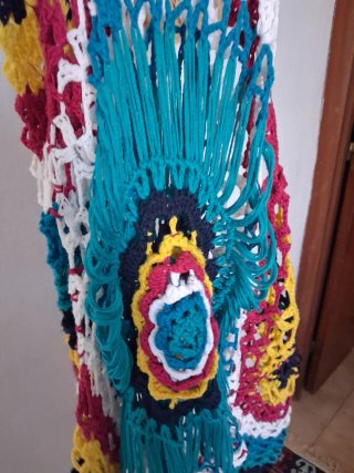 Blusa Hippie Multicolor Talla Única