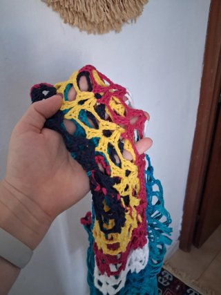 Blusa Hippie Multicolor Talla Única