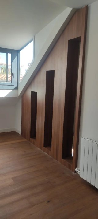 Escalera de madera