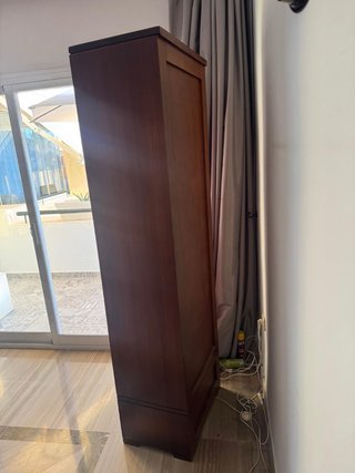 Librería madera cerezo maciza 197cm