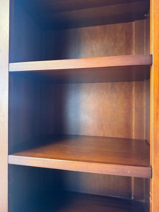 Librería madera cerezo maciza 197cm