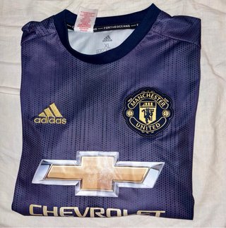 Camiseta Manchester United Adidas XL Morada