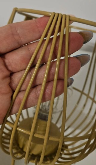 Pack 2 Lámparas LED Doradas a Pilas NUEVAS