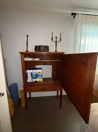 Mueble vintage madera y mármol