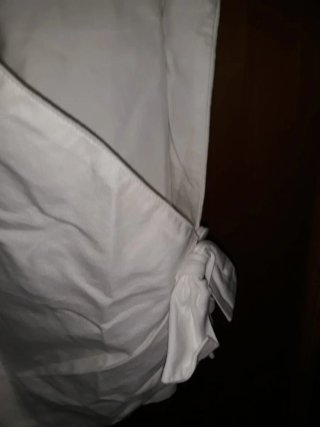 Camiseta blanca cruzada