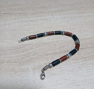 Lote 2 pulseras perlas y abalorios