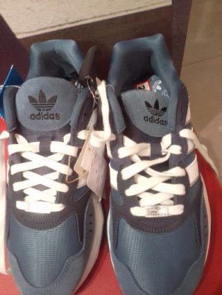 Zapatillas Adidas Torsion Azules y Blancas