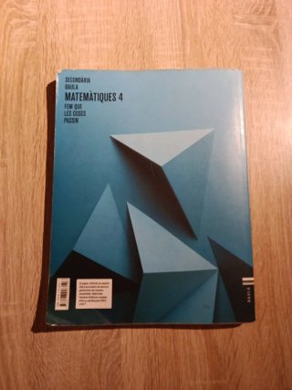 Matemàtiques 4t d'ESO LA FQLCP (Edició 2022)