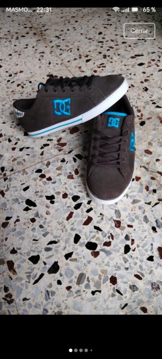 Zapatillas DC Shoes Negras y Azules