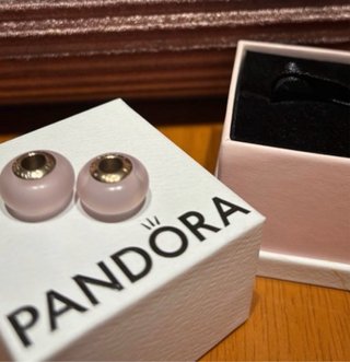 Pandora Charms Rosa y Dorado