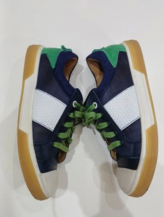 Zapatillas niño Acebos azul y verde Talla 34
