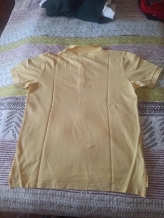 Polo Lacoste Classic Fit Chico Amarillo Talla S