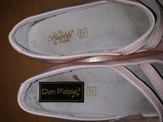 Manoletinas piel talla 32