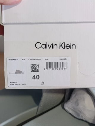 Chanclas Calvin Klein Mujer T.40 Nuevas