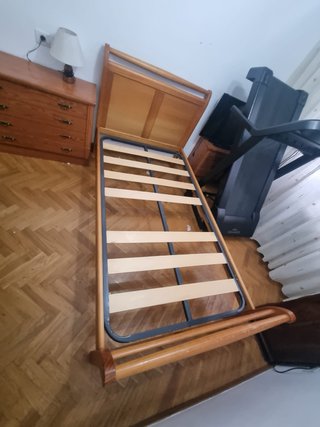 REGALO. Estructura cama 90x190 madera y metal