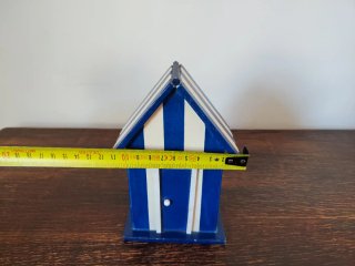 Casita Decorativa Marinera Azul y Blanca