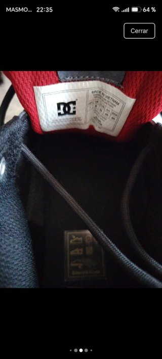 Deportivas DC Negras y Blancas