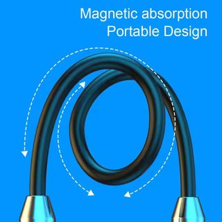 Auriculares Bluetooth Deportivos Magnéticos Negros